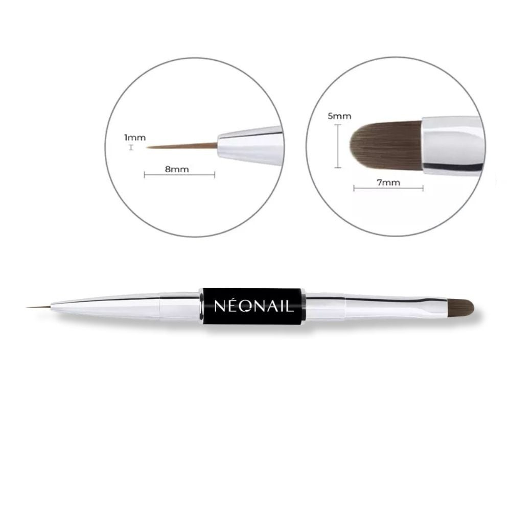 Neonail Pędzelek do Zdobień Duo Tip