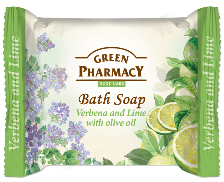 Green Pharmacy Toilet Soap with Extract of Verbena Lime and Olive Oil 100g