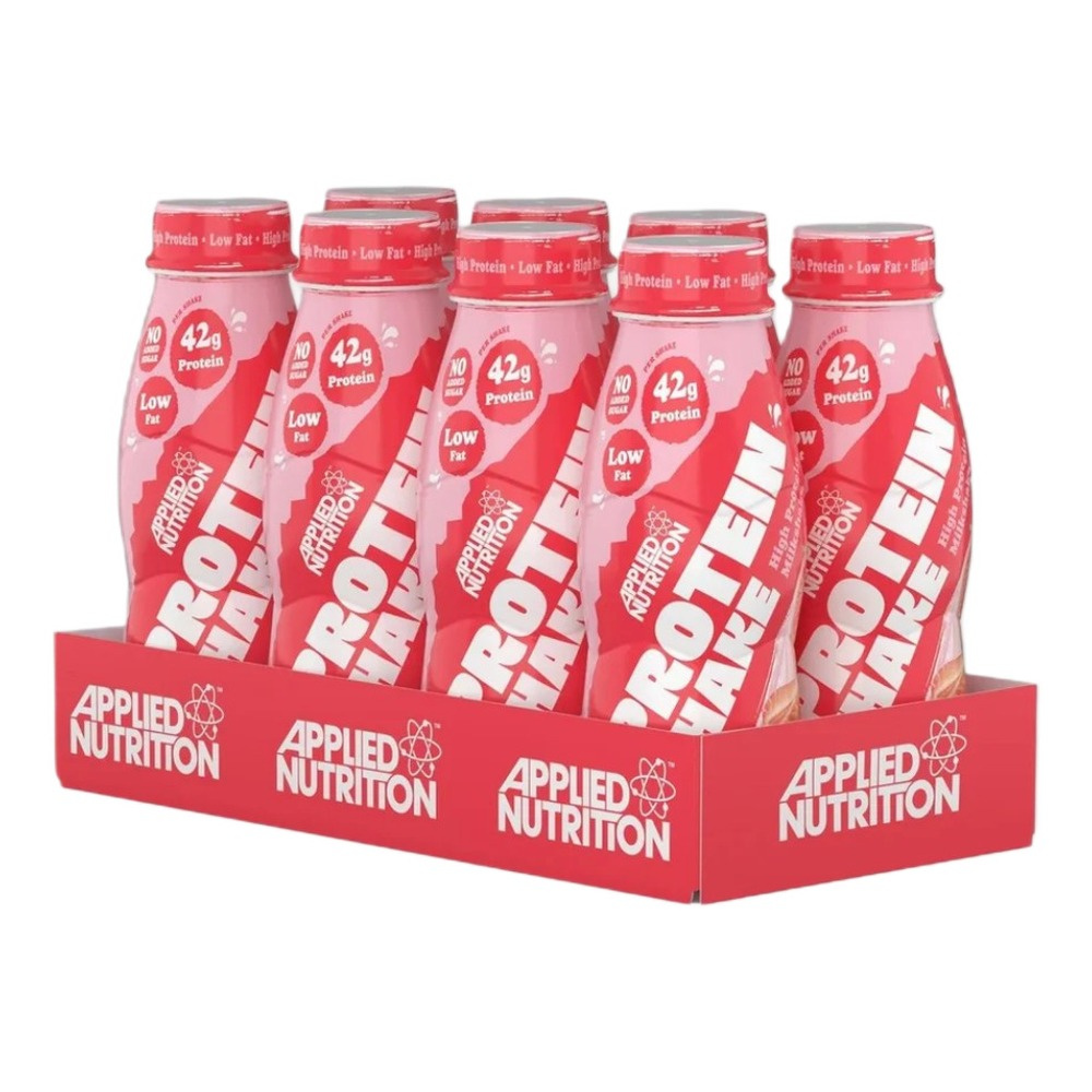 Applied Nutrition High Protein Shake, Strawberries & Cream 8 x 500ml