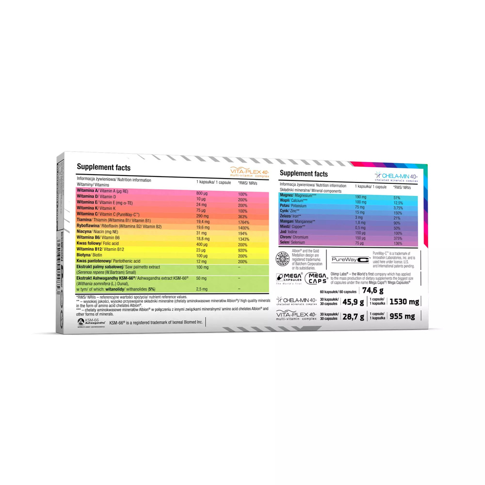 Olimp Vita-Min Multiple Sport 40+ 60 Capsules