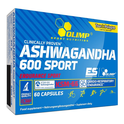 Olimp Ashwagandha 600 Sport 60 Kapsułek
