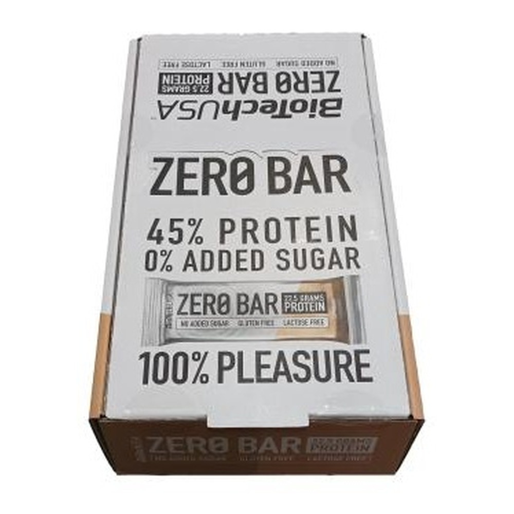 BioTechUSA Zero Bar Protein Bar, Cappuccino 20 x 50g