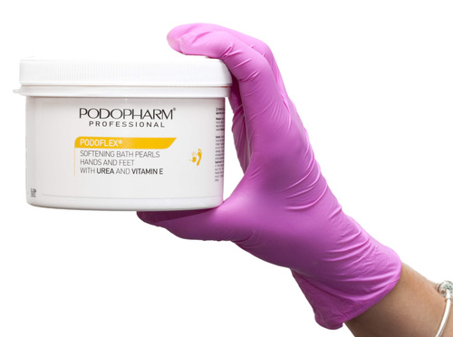 Podopharm Professional Podoflex Softening Hand and Foot Bath Pearls with Urea and Vitamin E for Sensitive Skin Prone to Irritation 400g