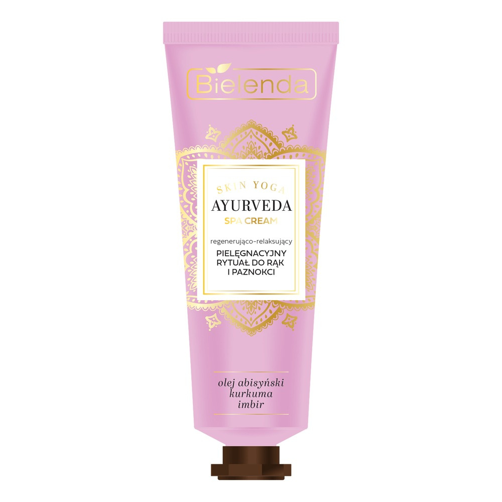 Bielenda Ayurveda Skin Yoga SPA Cream Regenerating - Relaxing Ritual for Hands and Nails 50ml