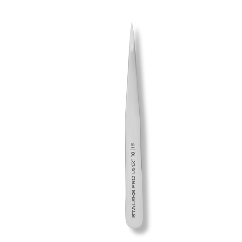 Staleks Pro Expert 10 Type 5 Eyebrow Tweezers Point Tip 1pc