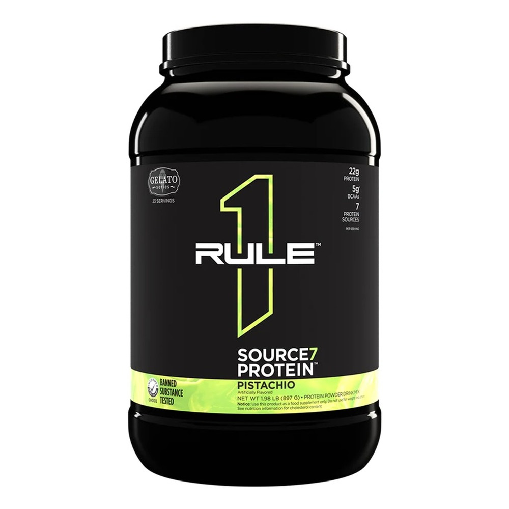 Rule One Source7 Protein, Pistachio Gelato - 897g