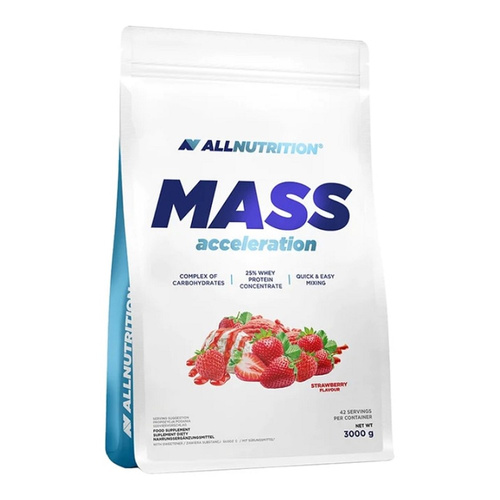Allnutrition Mass Acceleration Strawberry Carbohydrate-Protein Complex 3000g