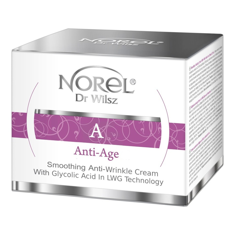 Norel Glycolic Acid Smoothing Anti-Age Cream with AHA Acids and Extract of Iris for Night 50ml