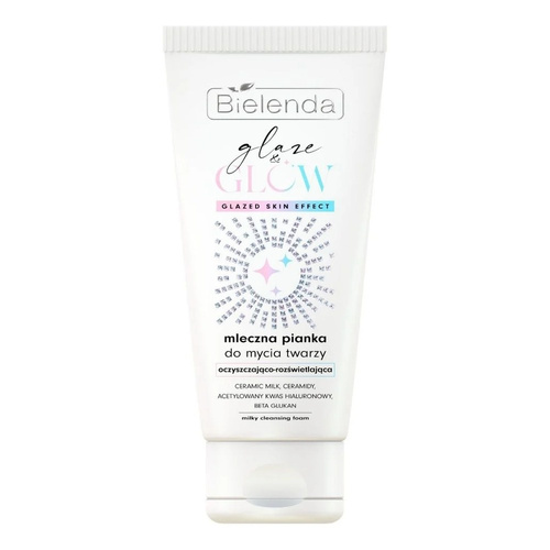 Bielenda Glaze & Glow Milky Face Wash Foam 135g