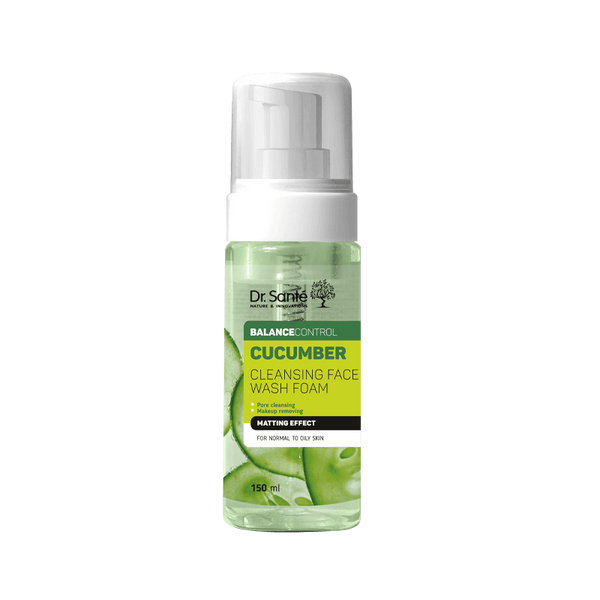 Dr.Sante Cucumber Balance Control Oczyszczająca Pianka do Mycia Twarzy dla Skóry Normalnej i Tłustej 150ml