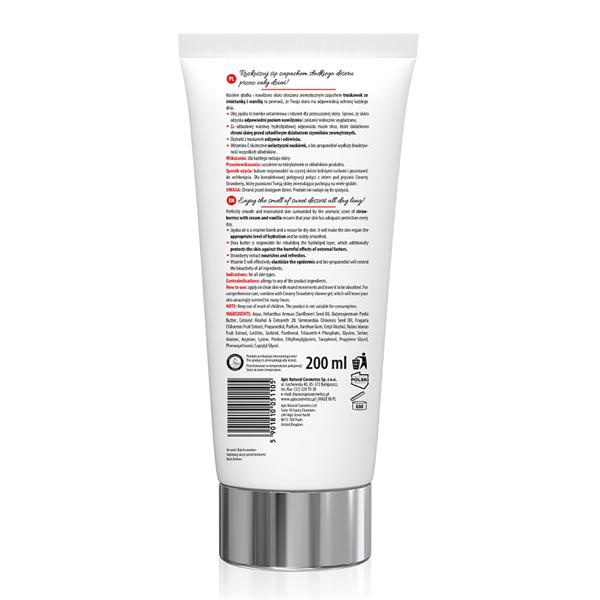 Apis Kremowy Balsam do Ciała Truskawka z Olejkiem Jojoba Masłem Shea i Ekstraktem z Truskawki 200ml