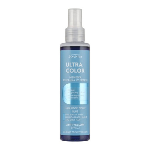 Joanna Ultra Color Płukanka w Sprayu Niebieska dla Włosów Siwych Blond i Rozjaśnionych 150ml