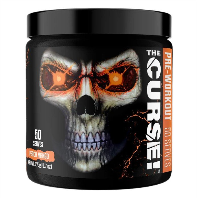 JNX Sports The Curse! Przedtreningówka w Proszku Na Energię i Skupienie Brzoskwinia Mango 275g