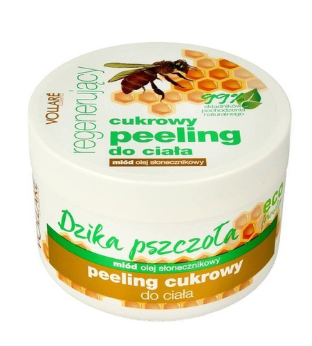 Vollare Cosmetics Wild Bee Regenerating sugar body scrub - 225 ml