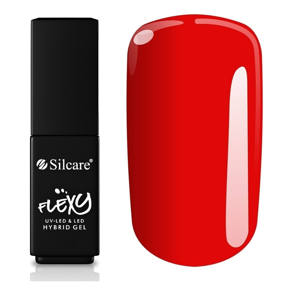 Silcare Flexy UV/LED Hybrid Nail Polish 125 Hollywood Red 4.5g