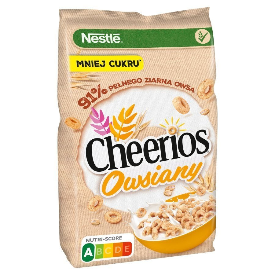Nestlé Cheerios Owsiany Płatki Śniadaniowe 210g