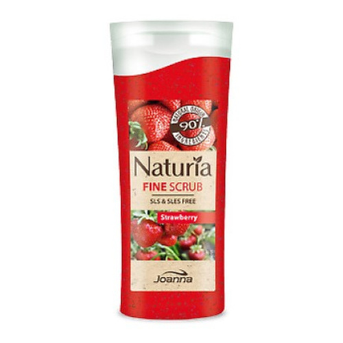 Joanna Naturia Peeling Coarse Grained Strawberry Smooths Purifies Nourishes 100g