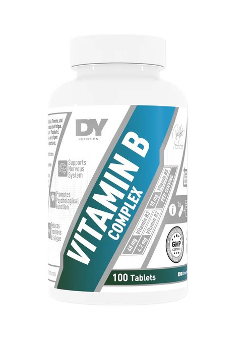 Dorian Yates Witamina B Kompleks Na Energię i Wsparcie Układu Nerwowego 100 Tabletek