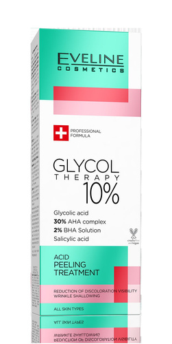 Eveline Glycol Therapy 10% Kwasowa Kuracja Peelingująca Każdy Rodzaj Cery 20ml