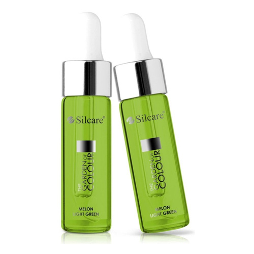 Silcare Garden of Colour Melon Light Green olejek do paznokci i skórek z pipetą 15ml