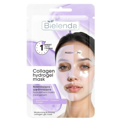 Bielenda Moisturising and Firming Hydrogel Collagen Mask 1pc