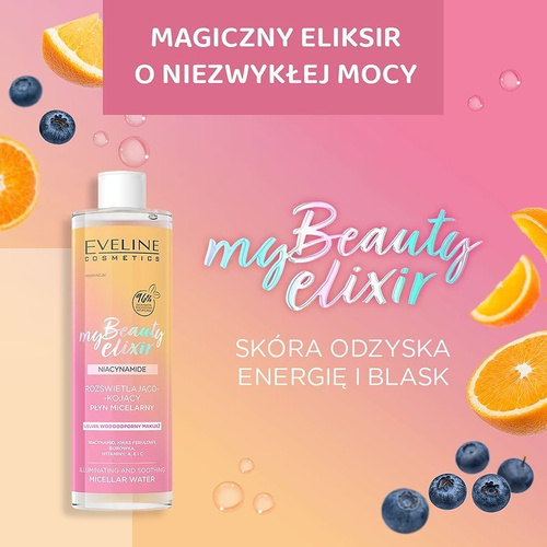 Eveline My Beauty Elixir Rozświetlająco Kojący Płyn Micelarny 400ml