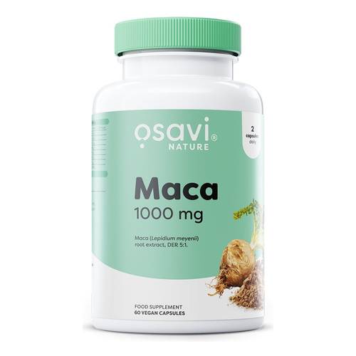 Osavi Maca 1000mg 60 vegan caps for energy and vitality