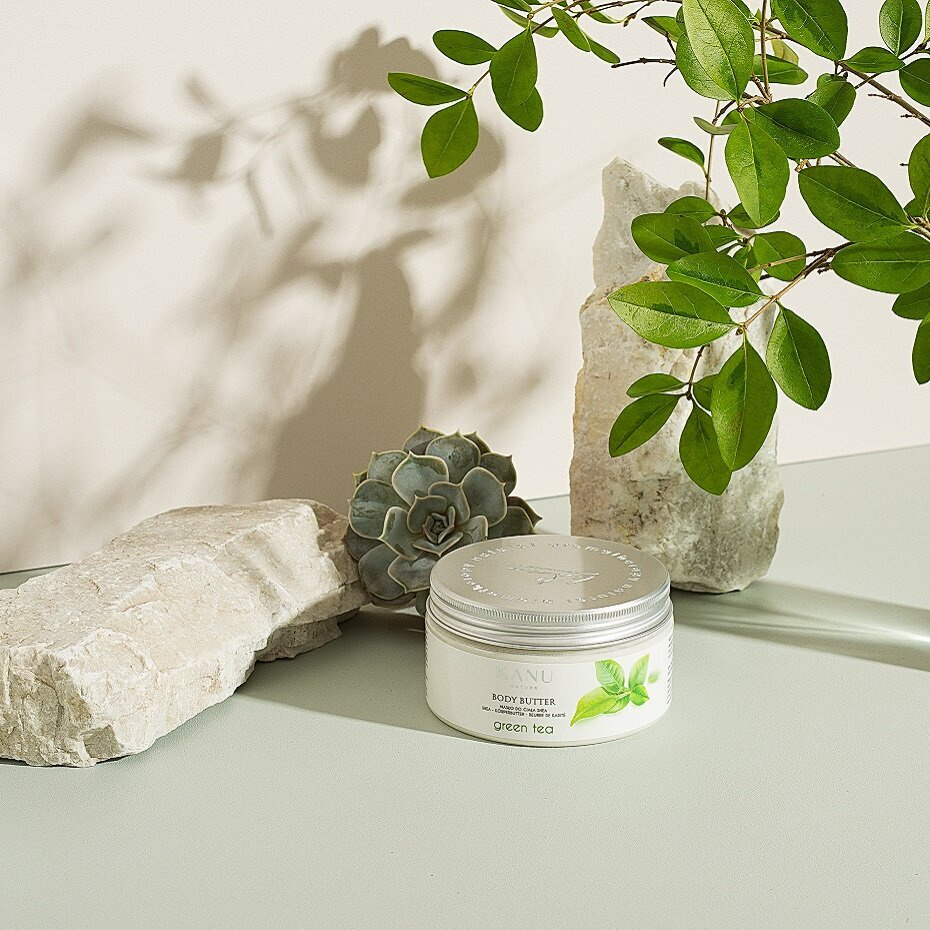 Kanu Nature Nourishing Body Butter with Refreshing Green Tea Scent 190g