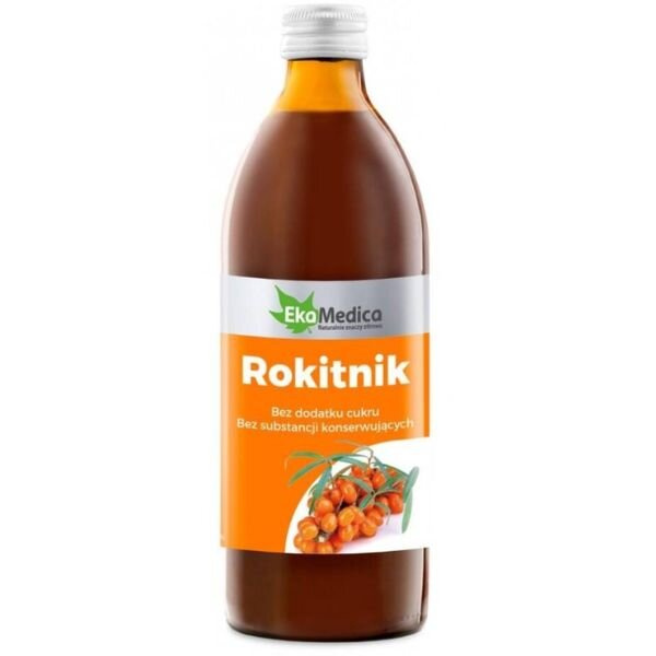 EkaMedica Naturalny 100% Sok z Rokitnika 500ml