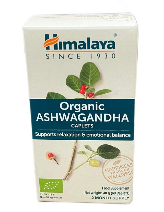 Himalaya Ashwagandha for Stress and Energy 60 Caplets