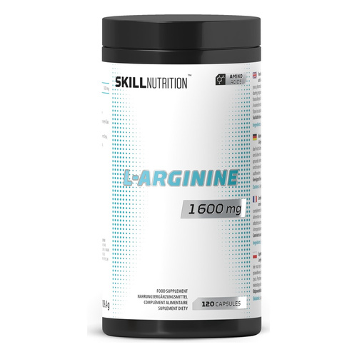Skill Nutrition L-Arginine 1600mg 120 Vegan Capsules