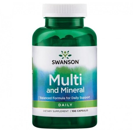 Swanson Multi and Mineral 100 Capsules