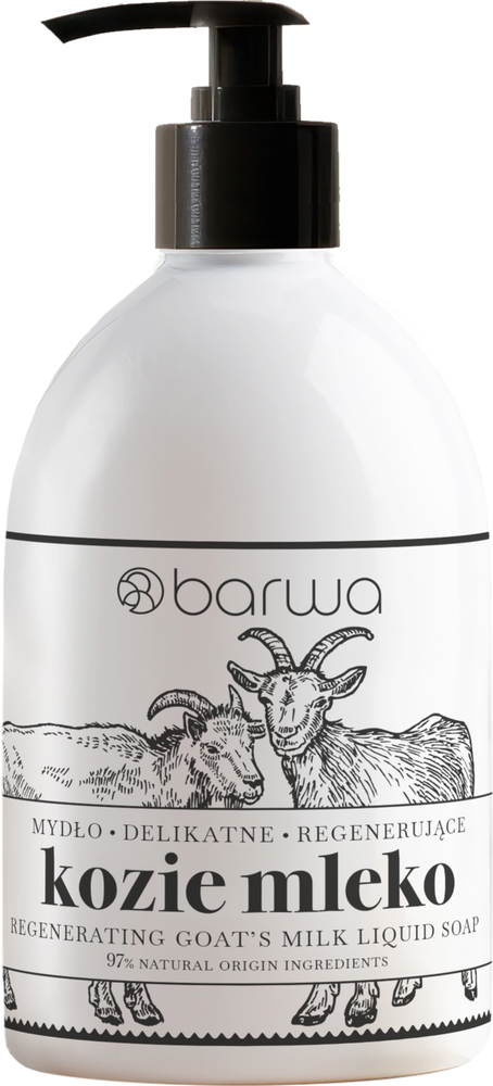 Barwa Pure Calm Kozie Mleko Regenerujące Mydło w Płynie dla Skóry Wrazliwej i Suchej 450ml