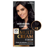Joanna Multi Cream Color Farba do Włosów z Efektem 3D z Długotrwałym Efektem Nr 42 Hebanowa Czerń 1 Sztuka