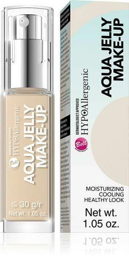 Bell HypoAllergenic Aqua Jelly Make-Up Hypoalergiczny Matujący Podkład 03 Creamy Natural 30ml