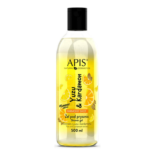 Apis Harmony Shot Shower Gel Yuzu & Cardamon 500ml