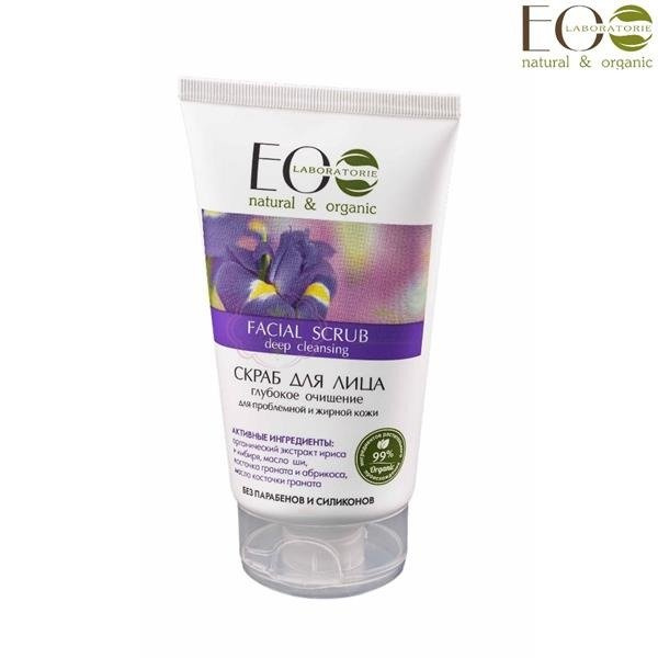 ECO LABORATORIE Facial Scrub - Deep Cleansing, 150ml.