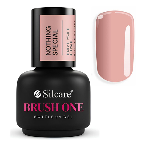 Silcare Brush One Bottle Gel Builder Nail Gel Nothing Special 15g