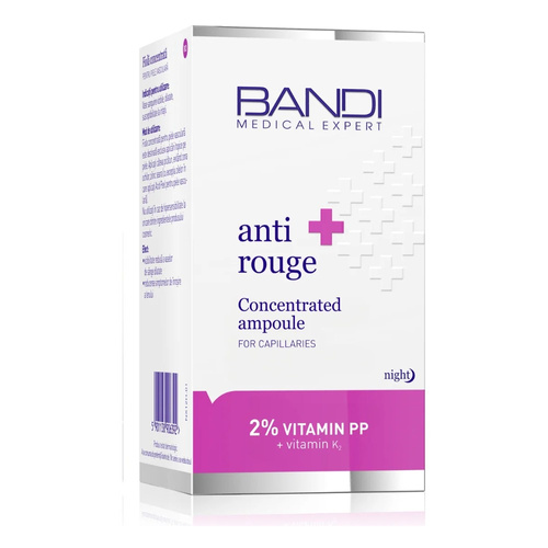 Bandi Medical Anti Rouge Skoncentrowana Ampułka na Naczynka 2% Witamina PP i Witamina K2 30ml