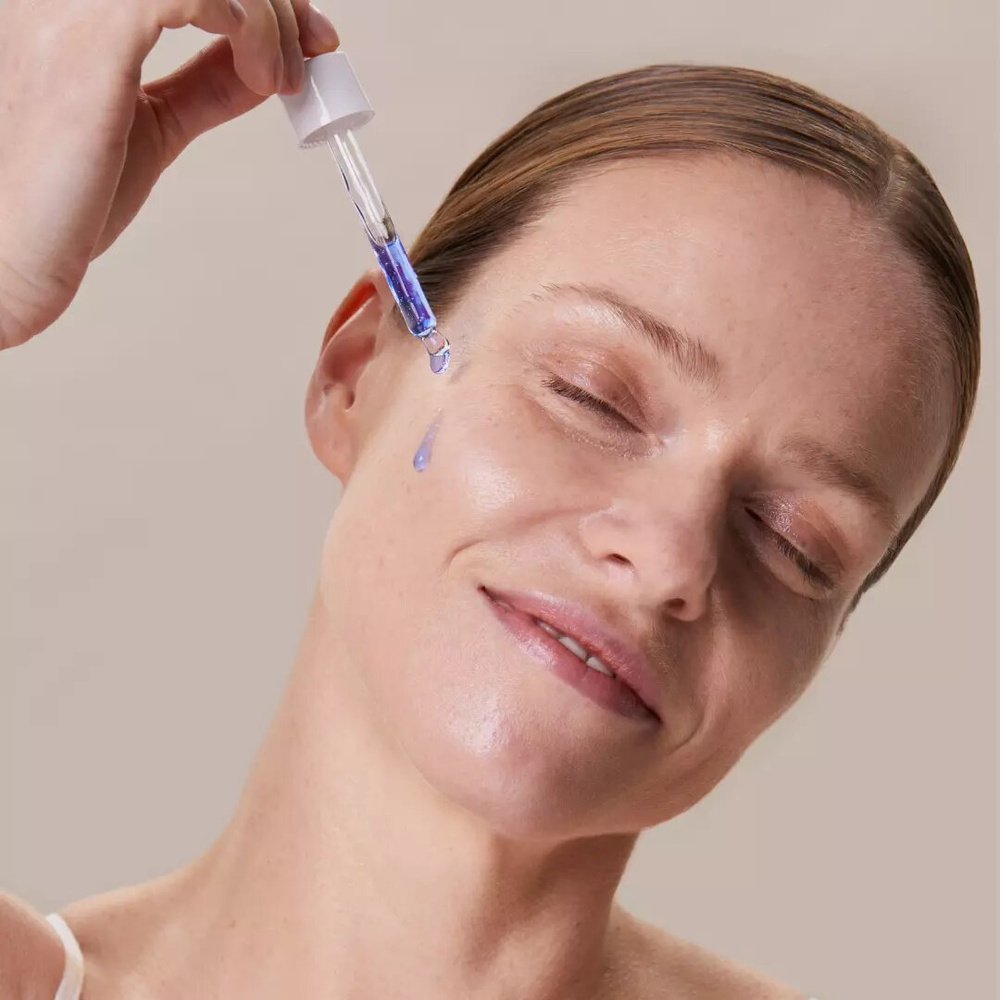 BasicLab Firming Serum with 0.5% Pure Copper Peptides Elasticity and Filling for all Skin Types Day and Night 30ml