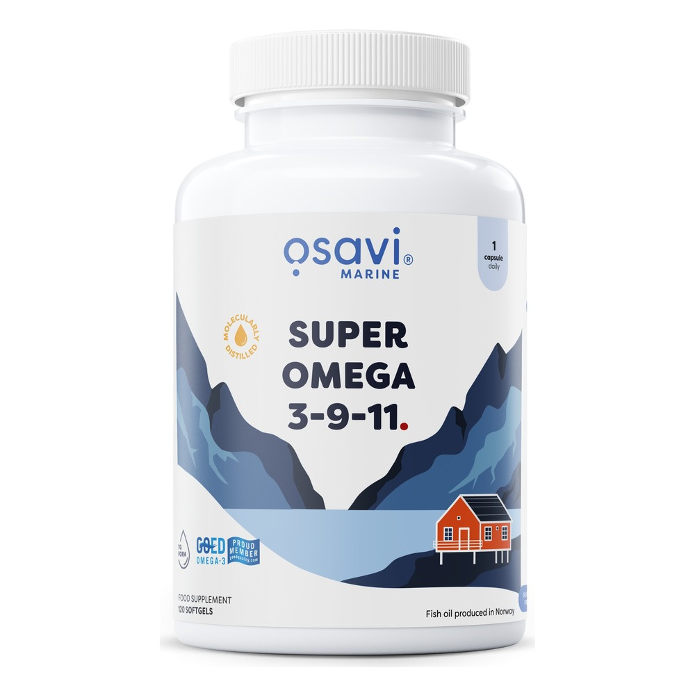 Osavi Super Omega 3-9-11 olej rybi EPAX® 120 kapsułek miękkich