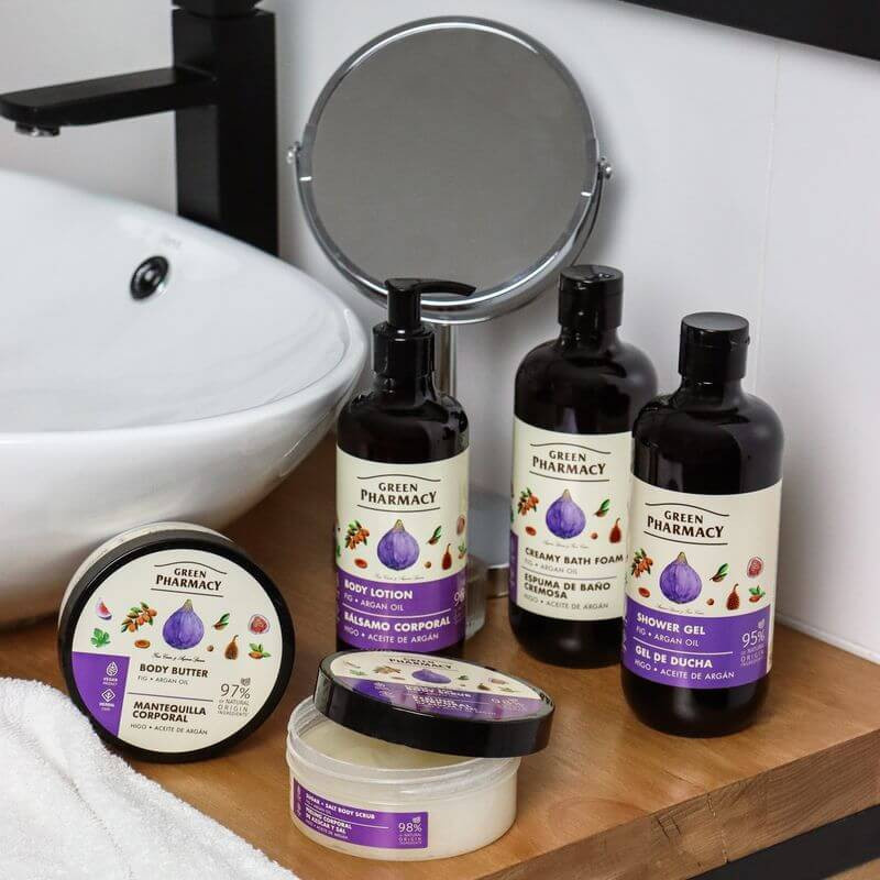 Green Pharmacy Masło do Ciała Figa i Olejek Arganowy 200ml