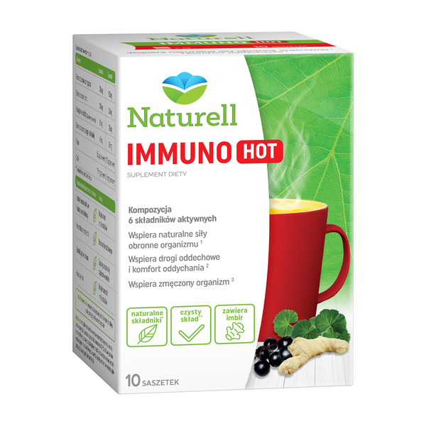 Naturell Immuno HOT, proszek w saszetkach, 10g, 10szt