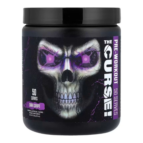 JNX Sports The Curse! Pre-Workout Powder for Energy and Focus Dark Grape 250g
