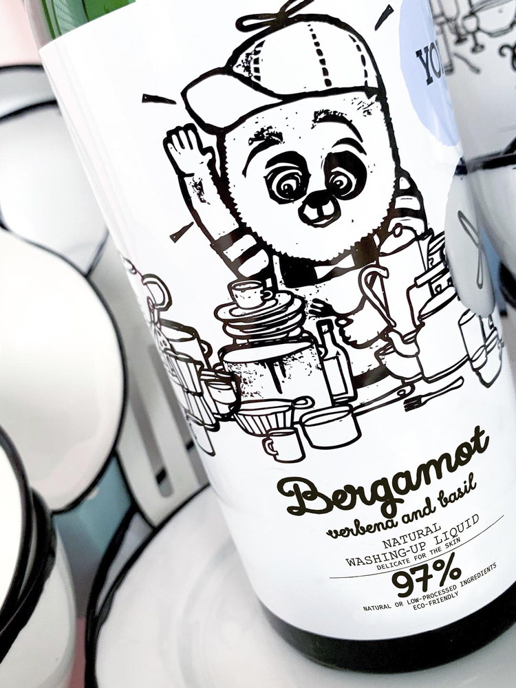 Yope Bergamotka Naturalny Płyn do Mycia Naczyń 750ml