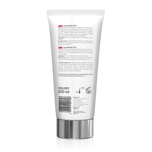 Apis Professional Couperose Stop Żel do Ultradźwięków dla Skóry Naczynkowej i Wrażliwej 200ml