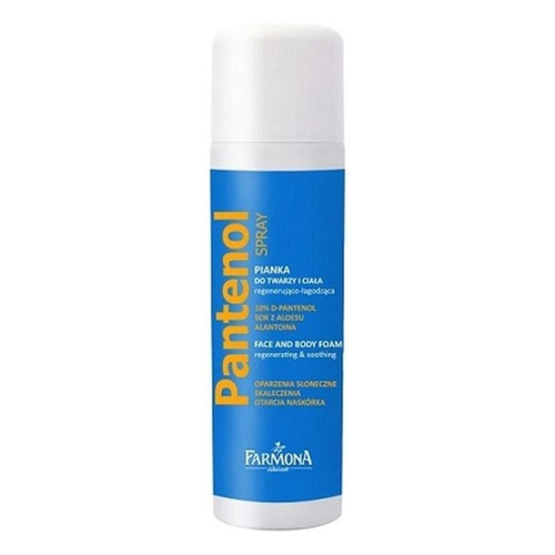 Farmona Panthenol Pianka do Twarzy i Ciała w Sprayu na Oparzenia Słoneczne 150ml