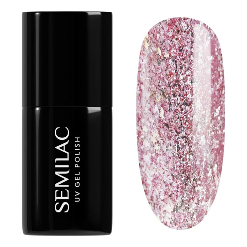 Semilac Shimmer Dust Lakier Hybrydowy 293 Polish Rose Gold Shimmer 7ml