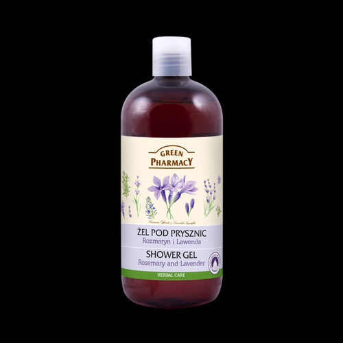 Green Pharmacy Żel pod Prysznic Rozmaryn i Lawenda 500ml