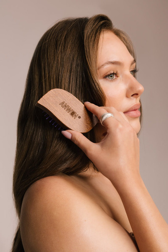 Anwen Wooden Mini Hair Brush 1 Piece